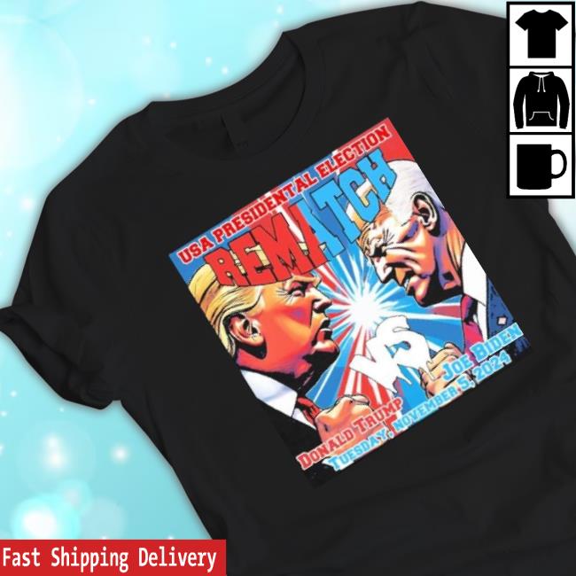 Original Trump Vs Biden Rematch 2024 Hoodie Sweatshirt