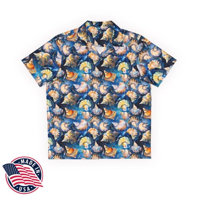 Space Shells Hawaiian t-shirt, hoodie, tank top, sweater and long sleeve t-shirt