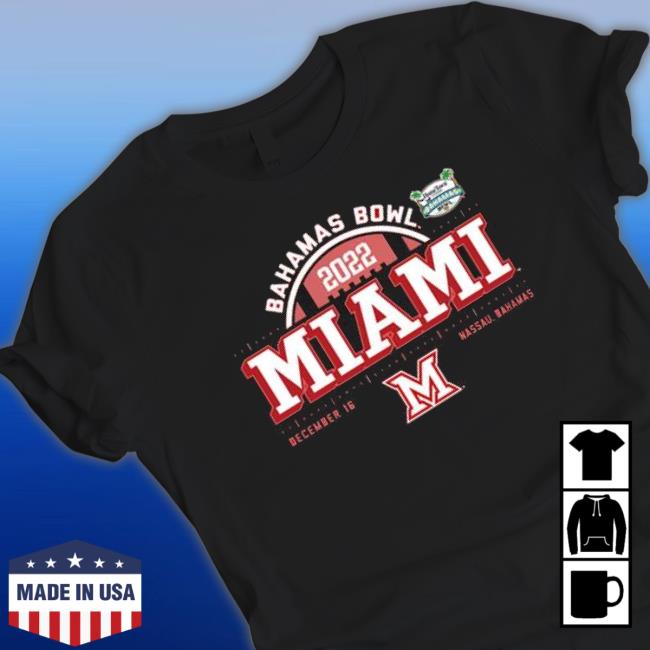Miami Redhawks Bahamas Bowl 2022 Tee