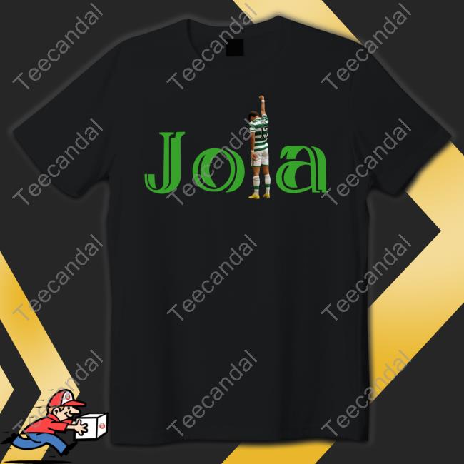 Jota Celtics Rasing Right Hand Shirt Jota Celtic Arm Up Official Shirt