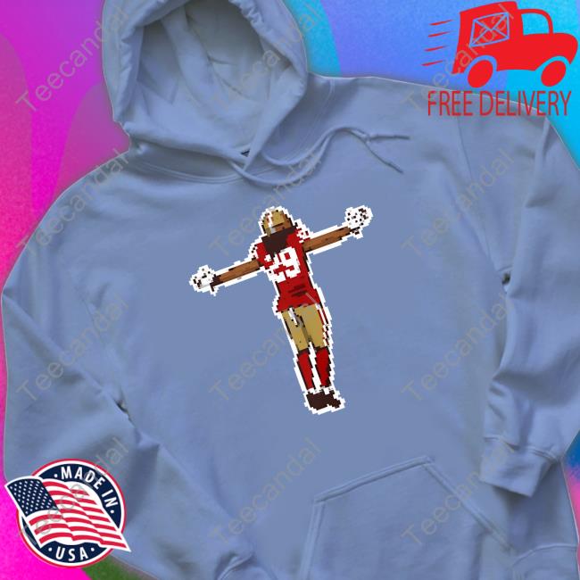 The Sf Niners Talanoa Hufanga Pixel Huf Tee Shirt