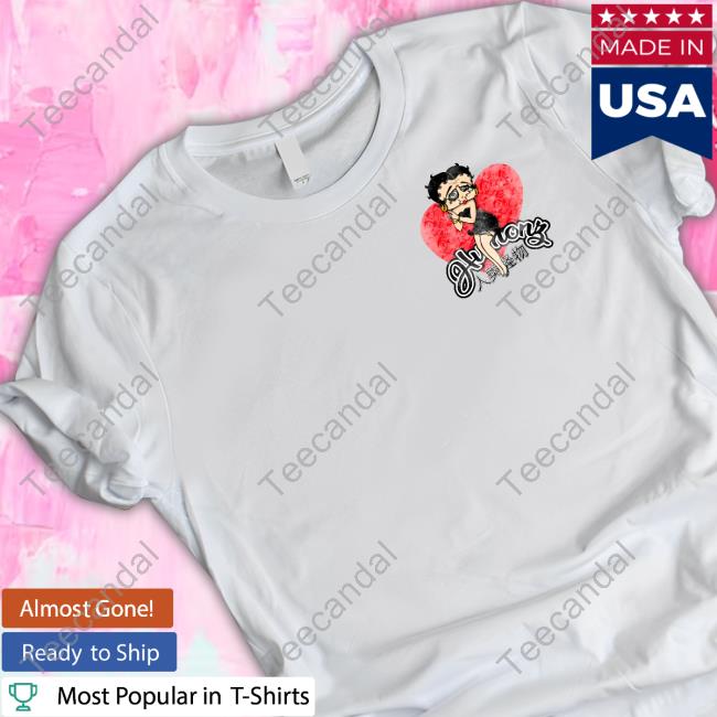 Humonz Shop Betty Boop Hoodied Sweatshirt Humonz Betty Boop Tee Shirt