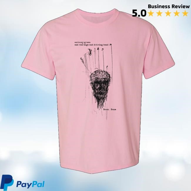 Anthony Green Merch Anthony Green Boom Done T-Shirt