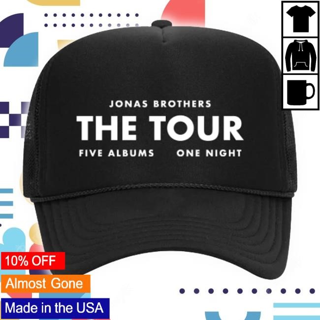 Jonasbrothers The Tour Five Albums One Night Hat Twill Cap