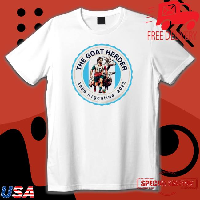 The Goat Herder 1986 Argentina 2022 Logo Hooded Sweatshirt