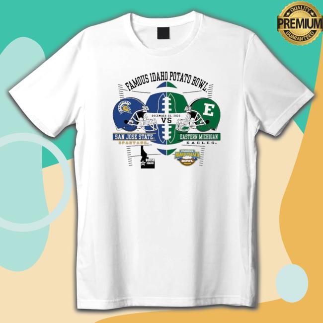 Eastern Michigan Vs San Jose State 2022 Potato Bowl Bound Shirt Eastern Michigan Vs San Jose State 2022 Potato Bowl Bound Crewneck Sweatshirt