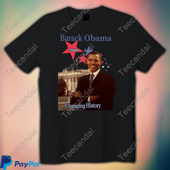Barack Obama Changing History Tee Shirt