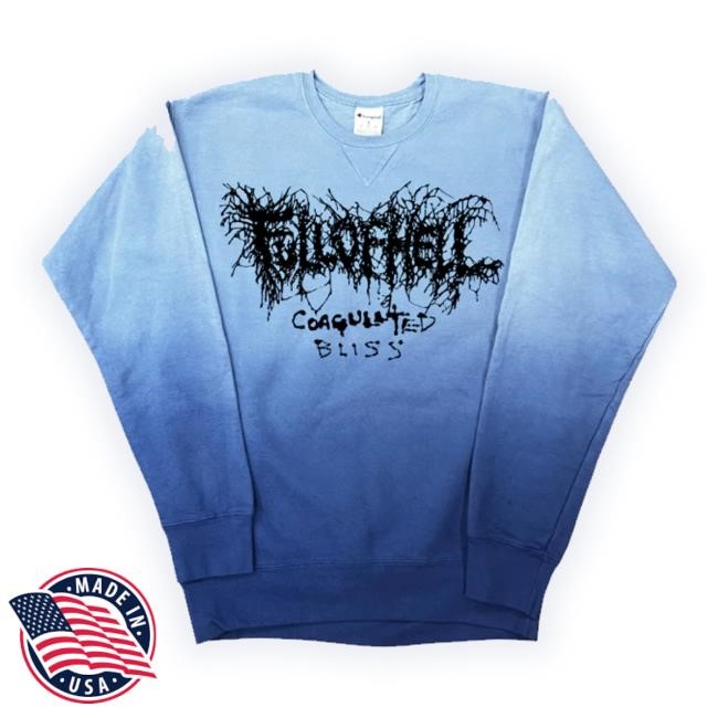 Allin Merch Full Of Hell Coagulated Bliss Logo Crew Neck T-Shirt
