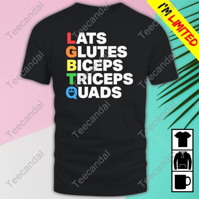 Papaswolio Lats Glutes Biceps Triceps Quads Lgbtq Sweatshirt