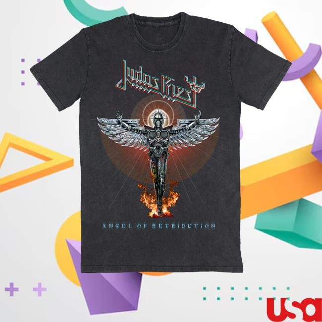 Angel Of Retribution Vintage Tour Youth T Shirt Judas Priest Merch Store