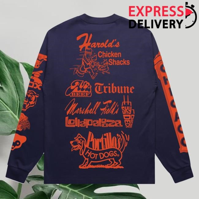 Official Jugrnaut Merch Store Jugrnaut Jugrnaut Marathon Ls Heavy Weight Navy/Orange Sweatshirt