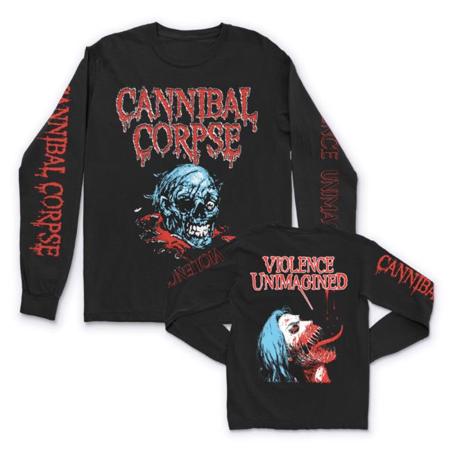 Officia Cannibal Corpse Store Skull Sketch Sweaters (Black)