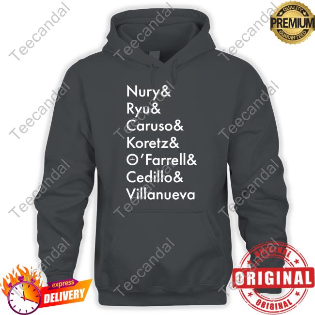 Brett "Solidarity 2022" Banditelli Nury Ryu Caruso Koretz O'farrell Cedillo Villanueva New Shirt Banditelli Nury Ryu Caruso Koretz O'farrell Cedillo Villanueva Shirts