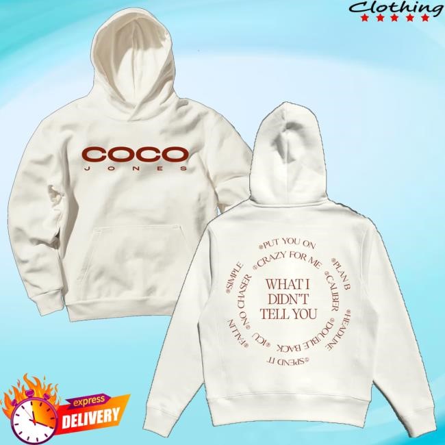 The Real Coco Jones Merch Store Coco Jones What I Didn't Tell You Crewneck Sweatshirt
