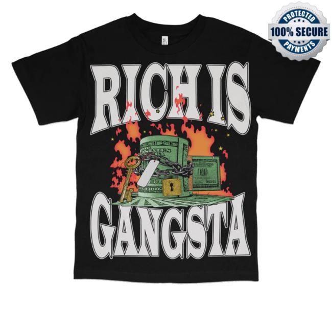 Danieldelvani Merch Shop Rich Is Gangsta Sweatshirt