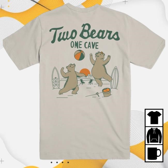 Official 2 Bears 1 Beach Hoodie, Sweatshirt
