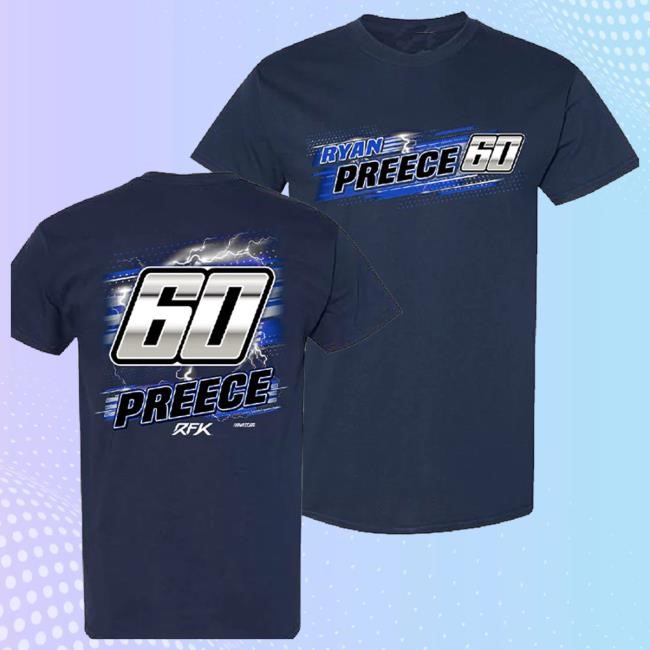 Trending Rfk Shop Merch Ryan Preece Name & Number Crewneck Sweatshirt