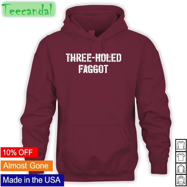Memyselfonline Three Holed Faggot Tee Standingforxx