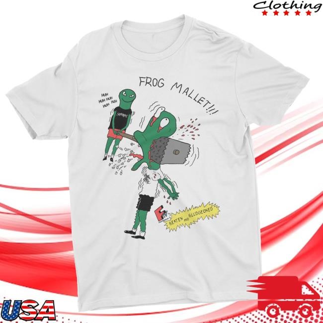 Official Night Shift Merch Frog Mallet - Beaten And Bludgeoned T-Shirt