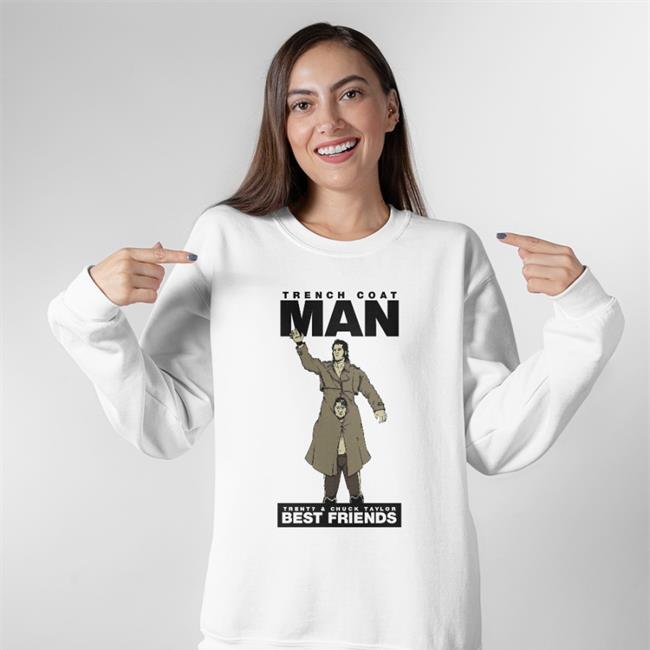 Prowrestlingtees Merch Trench Coat Man Tee Trent Trentylocks