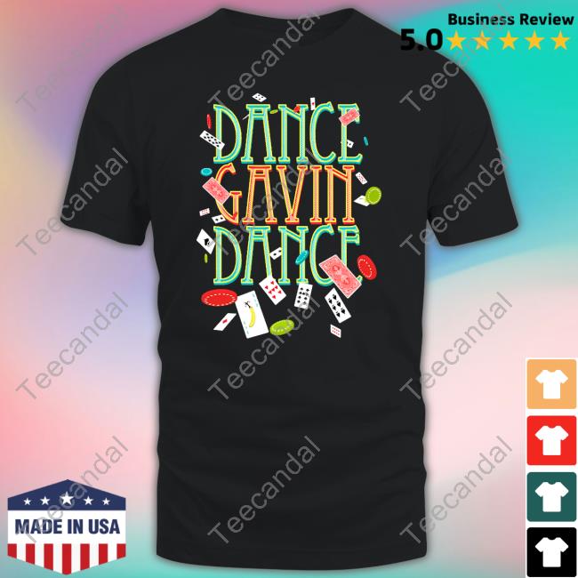 Dance Gavin Dance Store Jackpot Poker Long Sleeve Tee