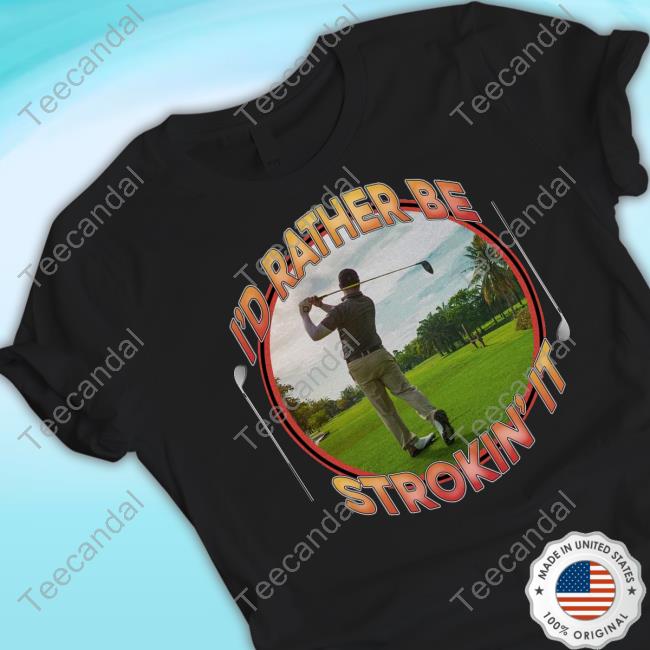 Crappyworldwide I'd Rather Be Strokin' It Hoodie