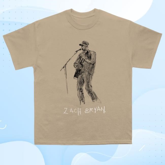 Official Zach Bryan Shop Merch Zb Sketch Tank Top