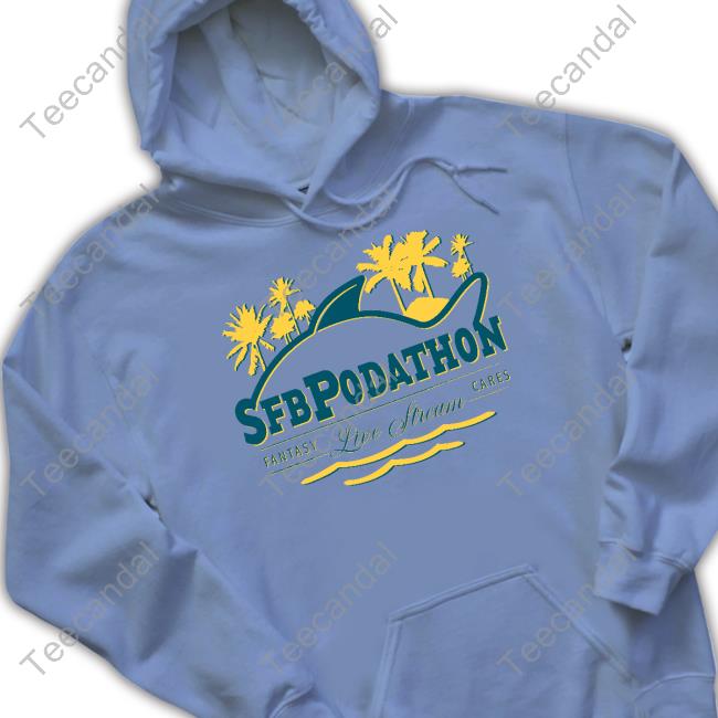 Sfb Podathon Live Stream Fantasy Cares Hooded Sweatshirt