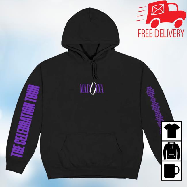 Official Madonna Merch Store The Celebration Tour Hoodies Madonna Louise Ciccone Clothing Shop