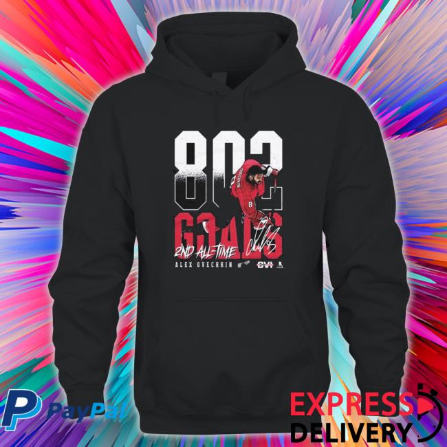 Alex Ovechkin Washington Capitals 2Nd All Time Goals T-shirt