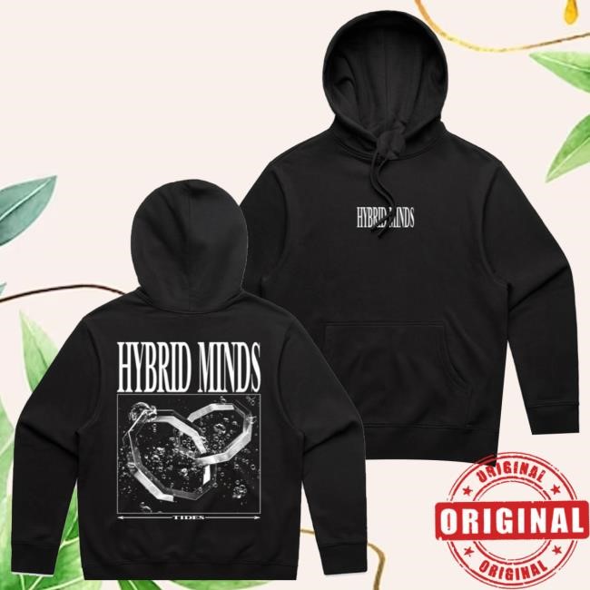 Hybrid Minds Music Merch Store Hybrid Minds Immersed Hooded Top [Black] Crewneck Sweatshirt