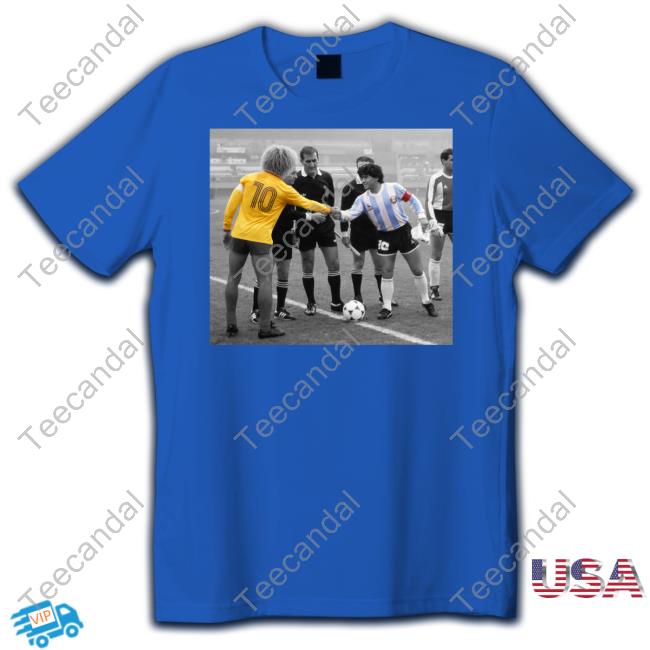 Carlos Valderrama X Diego Maradona Tee Shirt Nico Cantor