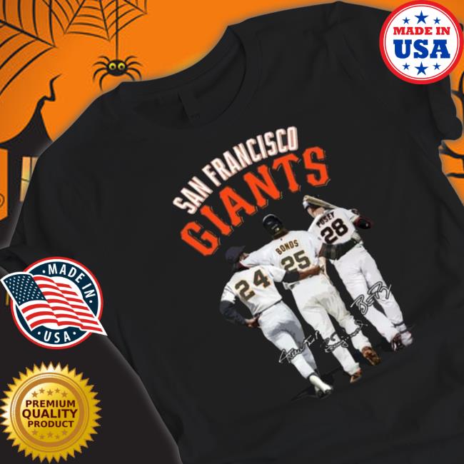 2022 San Francisco Giants Bonds Vs Posey Signatures Hoodie 2022 San Francisco Giants Bonds Vs Posey Signatures Shirts
