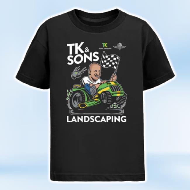 Original Tk & Sons Landscaping Youth T-Shirt Ims Shop