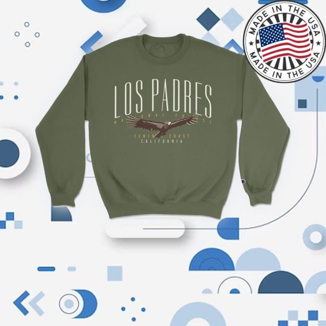 Official Islandviewoutfitters Store Los Padres Condor Hooded Sweatshirt