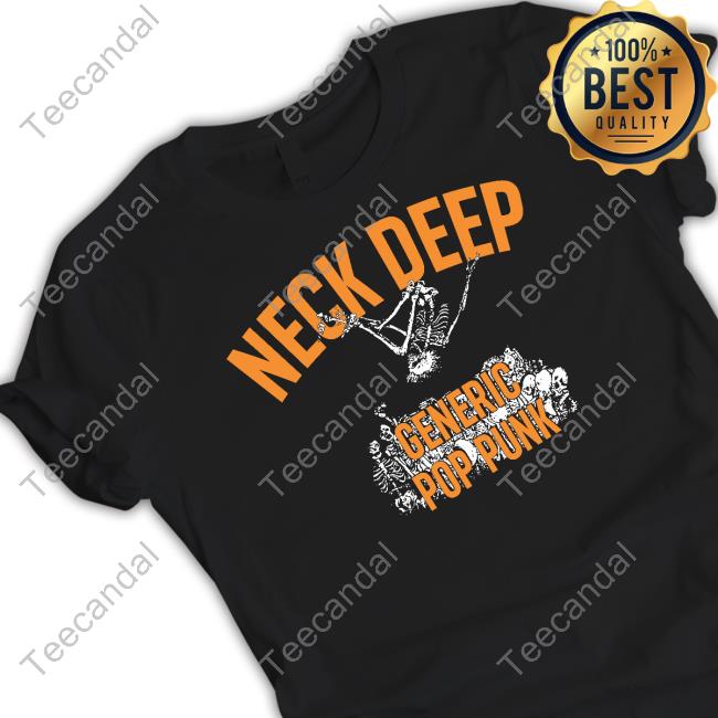 Neck Deep Generic Pop Punk Skeleton Mosher Hoodie