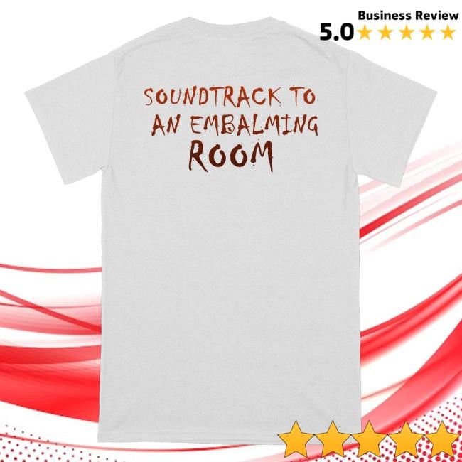 Reality Fade Merch Pestilectomy Soundtrack To An Embalming Room White Short Sleeve Tee
