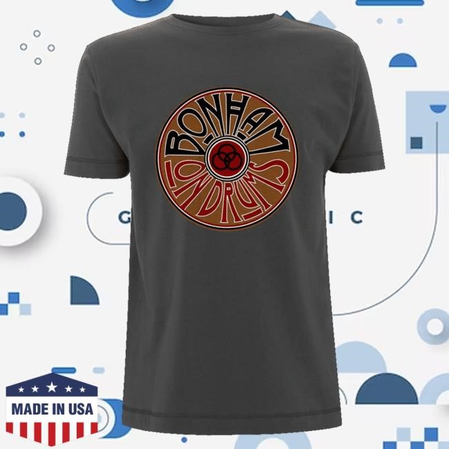 Modern Drummer Store John Bonham On Drums T-Shirt