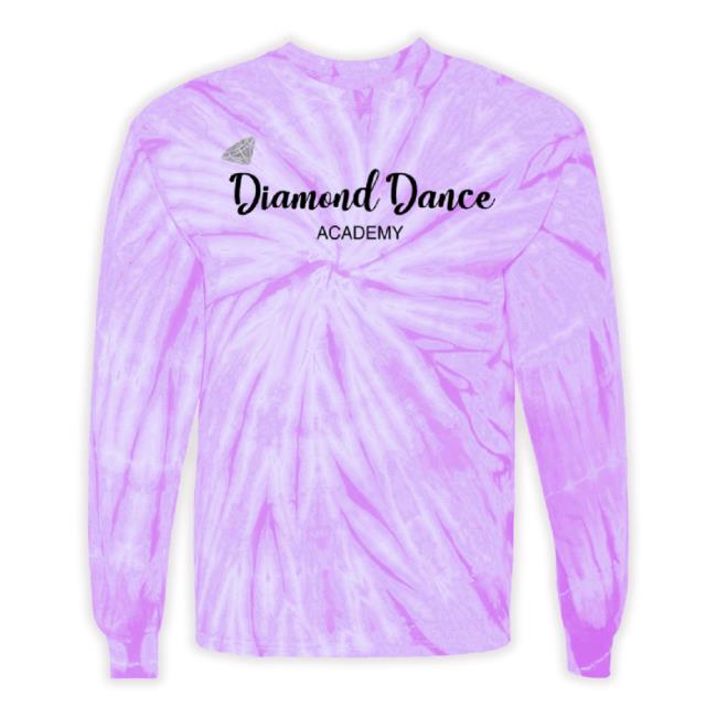 Trending Diamond Dance Academy Lavender Tie Dye Unisex Sweatshirt