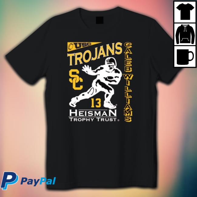 Caleb Williams Usc Trojans Blue 84 2022 Heisman Trophy Winner Classic Shirt