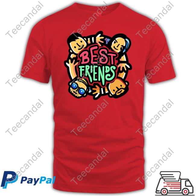 Orange Cassidy Top Rope Tuesday Best Friends Rainbow Stripe T-Shirt