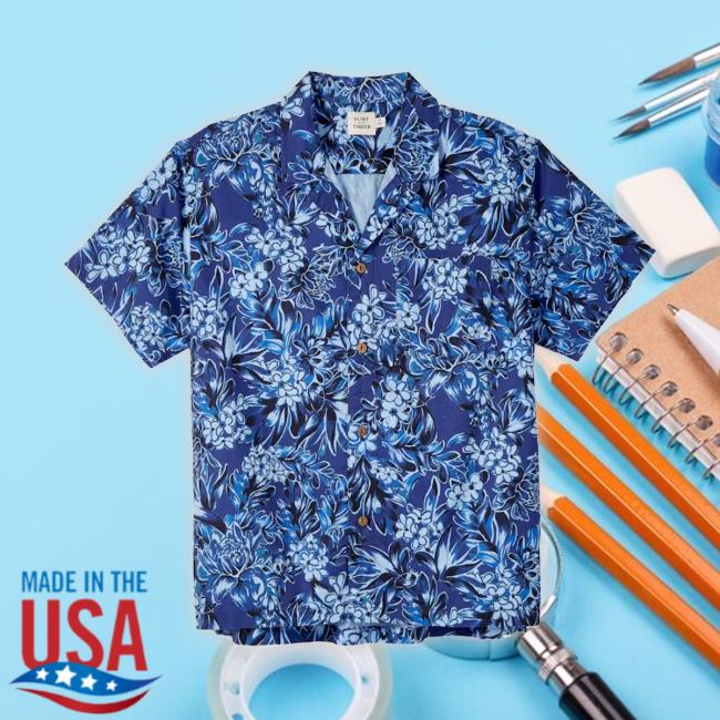 Official Ss Retro Hawaiian Printed Long Sleeve Shirt