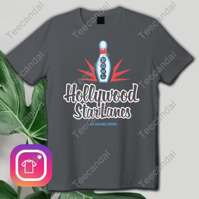 Robert Smith Wearing Hollywood Star Lanes 24 Hours Open Tank Top