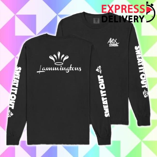 Original Sweat It Out Ajax X Lammingtons Black t-shirt, hoodie, tank top, sweater and long sleeve t-shirt Sweat It Out Shop Merch Store