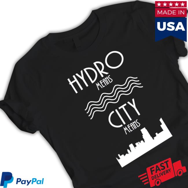 Hydro Means City Means Crewneck Sweatshirt