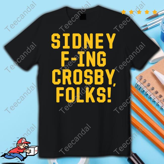 Pittsburgh Clothing Company Sidney Fing Crosby Folks New Shirt