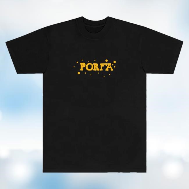 Official Porfa Fall 2024 Merch Store Porfa Horseman Tee - Black Crewneck Sweatshirt