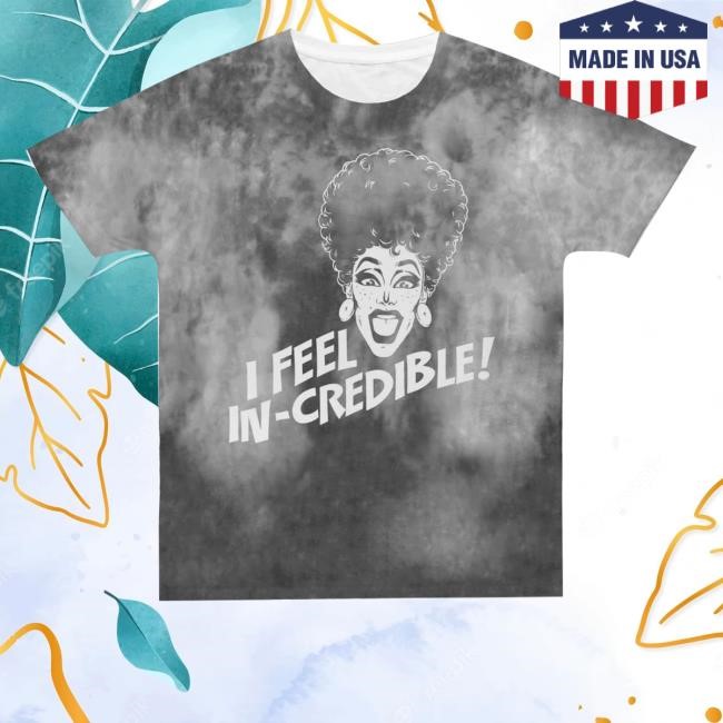 Dragqueenmerch Thorgy Thor I Feel Incredible Cloud Dye All Over Print Zip-Up Hoodie