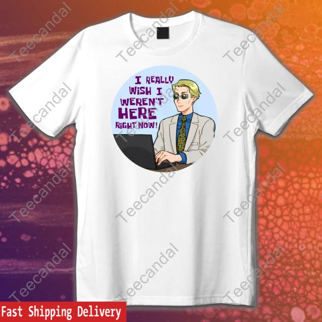 Jujutsu I Really Wish I Weren't Here Right Now Long Sleeve Tee Jujutsu Pin