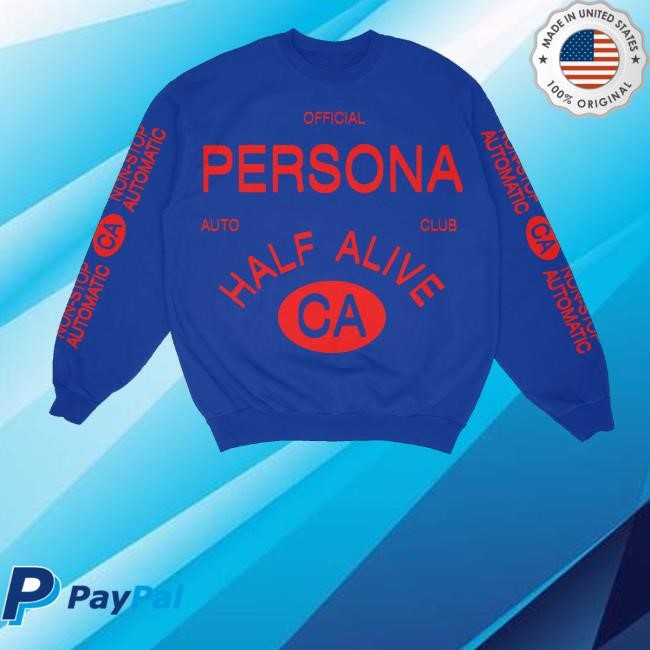 Halfalive Merch Persona Auto Club Shirt